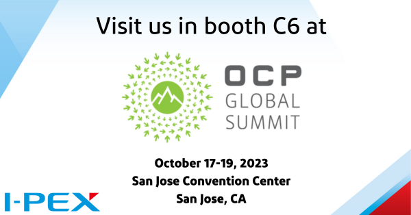 ipexconnectors's tweet photo. If you're attending OCP Global Summit in San Jose, CA, Oct. 17-19, be sure to come by our booth, C6. On display will be some of our newest connectors for enterprise computing apps.
Register at: https://t.co/cOA7aNEZDU
#OCPGlobalSummit #connectors #CABLINE #DUALINE #LIGHTPASS https://t.co/ayo8SsL4zz