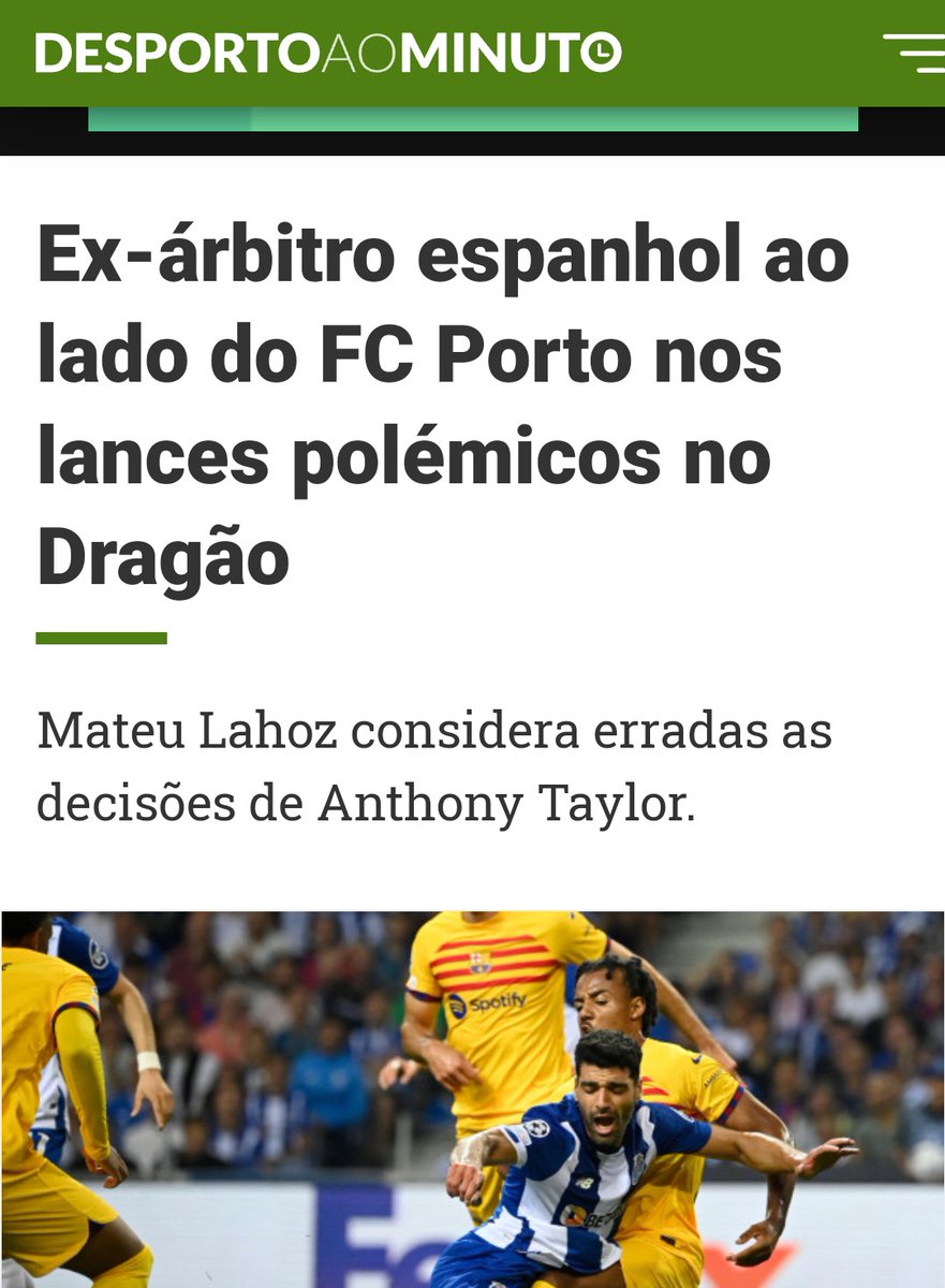 Segundo:  A Marca, Mundo Deportivo, Às, L'equipe, Bild , Gazzetta dello Sport etc
 FC Porto superior, erros graves de arbitragem.

Benfica prejudicado num penalty, segundo : 
Rui Santos, Marco Pina &amp; Ferreira, Antônio Rola, Luís Vilar, Diamantino, Jornal A Bola, Btv....