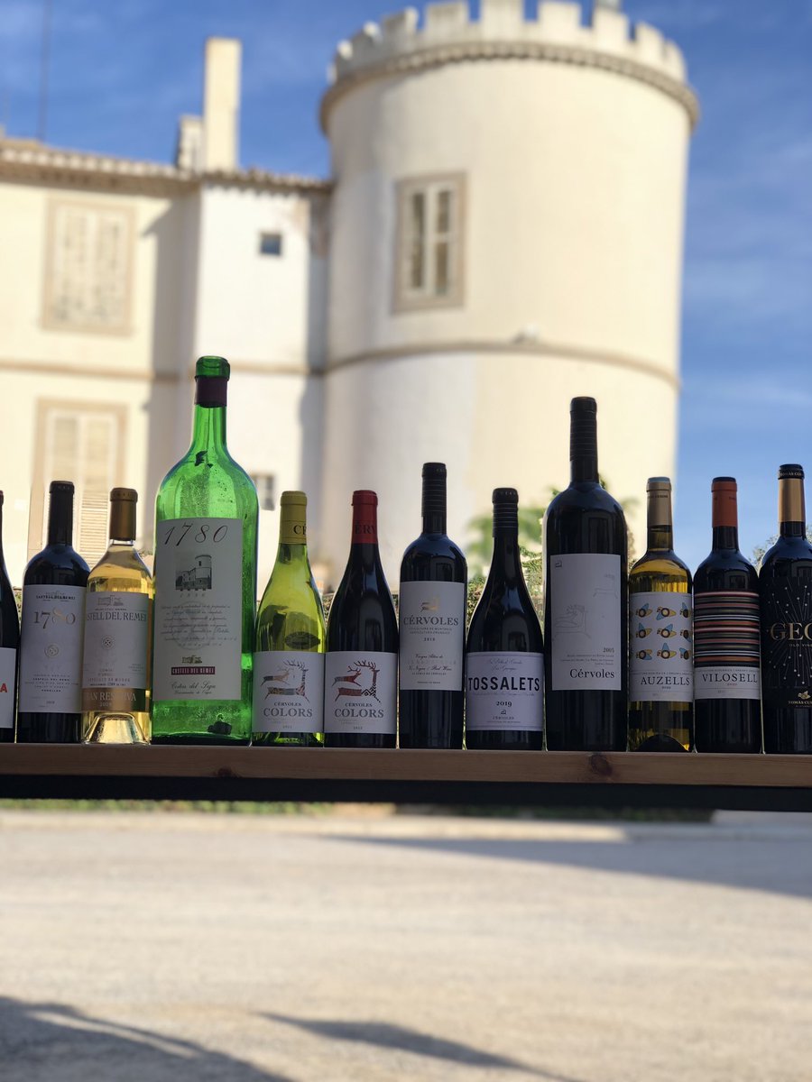 Espectacular los vinos de Castell del Remei!!😍😍