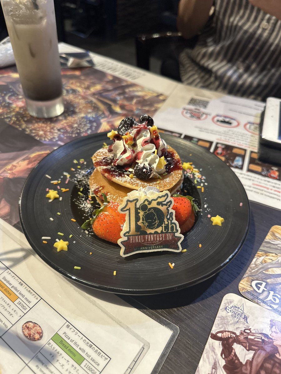 Play_And_Talk's tweet photo. Welcome to our journey to Final Fantasy Eorzea Cafe for the 10th anniversary of the MMORPG! #Japan #FinalFantasyXIV #tokyo https://t.co/0emH4gWl54