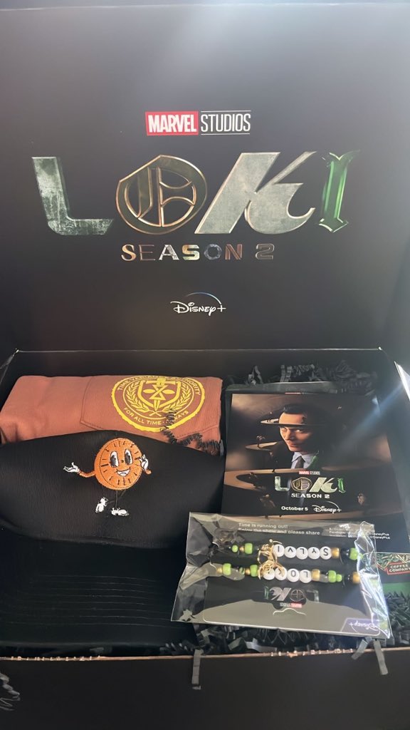 Thanks Marvel Studios! Whose hype for Loki tonight?