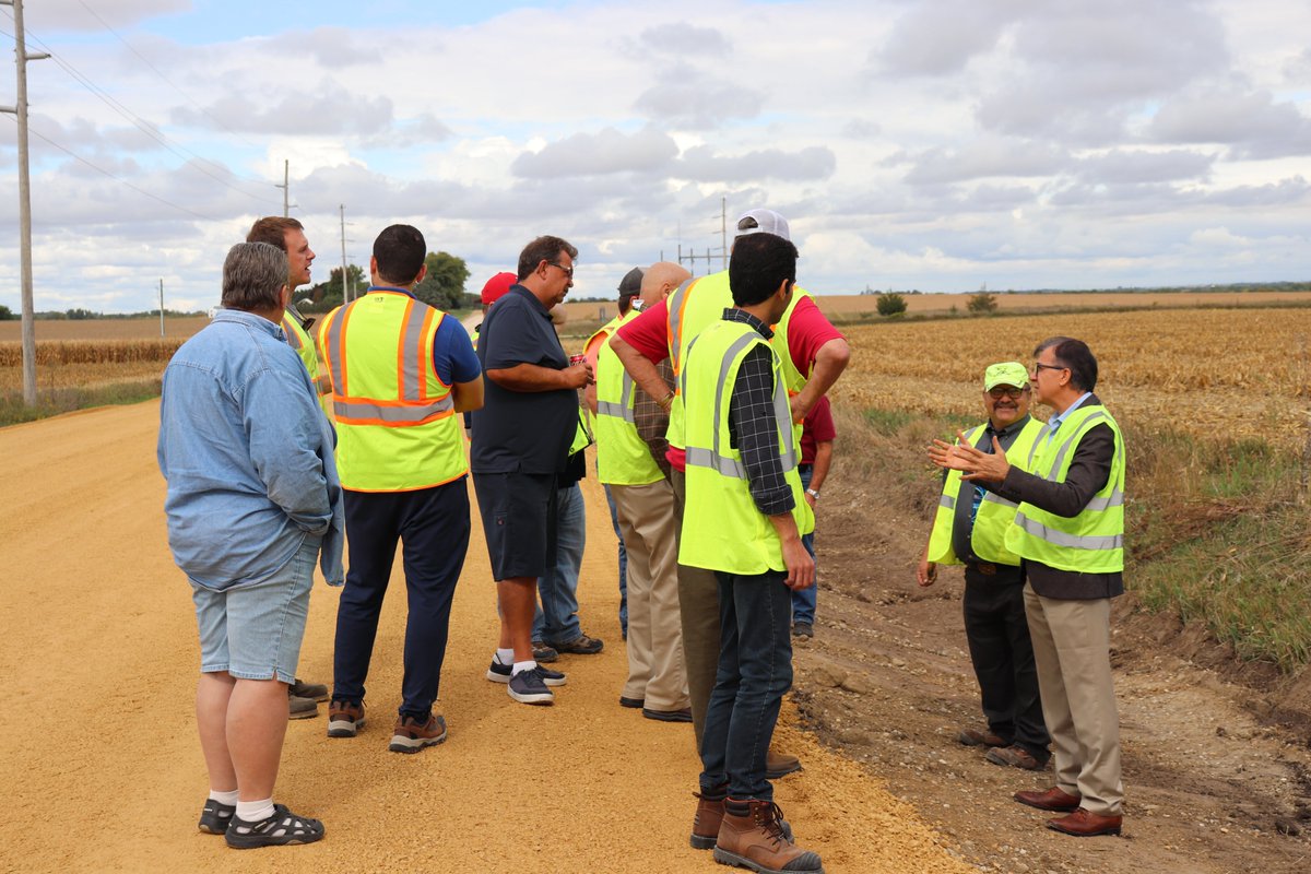 An open house event led by PROSPER Director Halil Ceylan highlighted geosynthetic base stabilization research and reuse of  plastic waste. ICYMI, we've got you covered!  prosper.intrans.iastate.edu/news/open-hous…