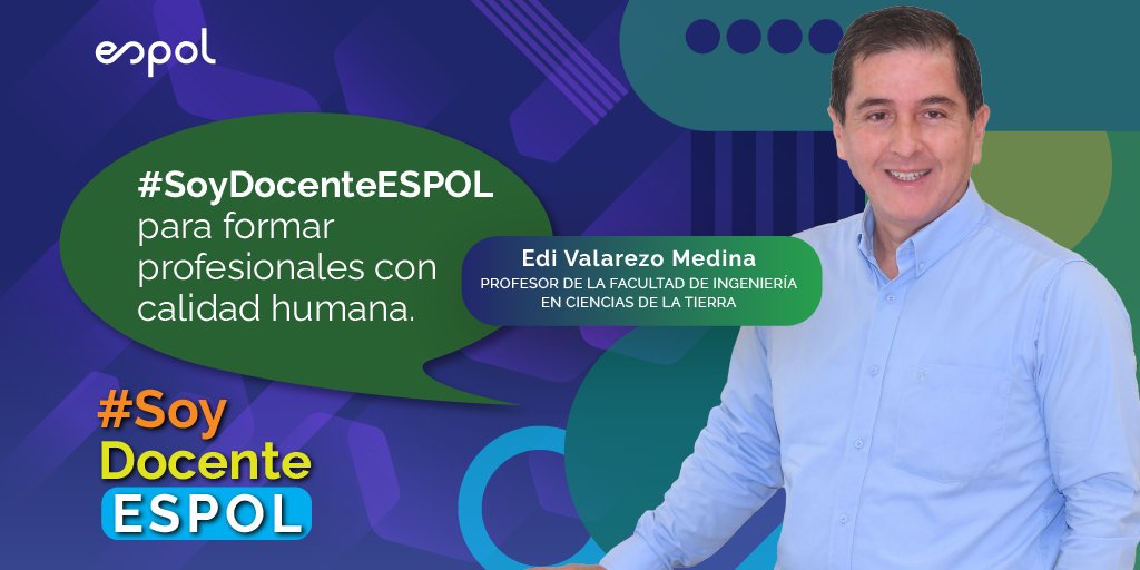 Nuestros profesores comparten lo que aman de su vocación en el Día Mundial de los Docentes. Únete respondiendo a esta publicación con el hashtag #SoyDocenteESPOL, cuéntanos qué te apasiona e invita a otro colega a hacer lo mismo ¡Corre la voz, queremos leerte!