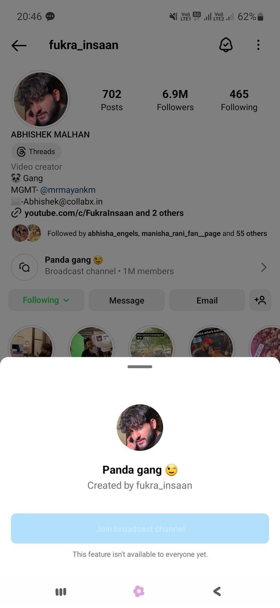 What is this @AbhishekMalhan4 @instagram @InstagramIndia