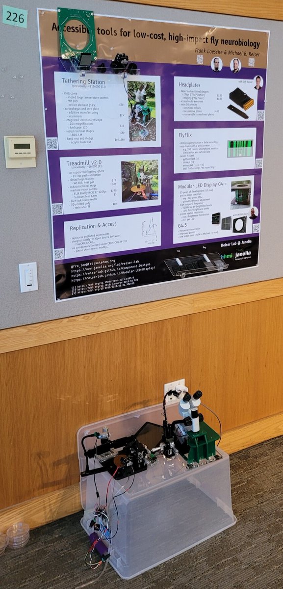 Michael Reiser | michaelreiser.bsky.social (@michaelbreiser) on Twitter photo folks at the amazing #cshldros23 meeting, please check out the second poster from our lab this afternoon: # 226 from <a href="/fra_loe/">Frank Loesche | @fra_loe@fediscience.org</a> for many tools for simpler, cheaper, more accessible and replicable (= better) fly experiments. tons of hands-on demos folks at the amazing #cshldros23 meeting, please check out the second poster from our lab this afternoon: # 226 from <a href="/fra_loe/">Frank Loesche | @fra_loe@fediscience.org</a> for many tools for simpler, cheaper, more accessible and replicable (= better) fly experiments. tons of hands-on demos
