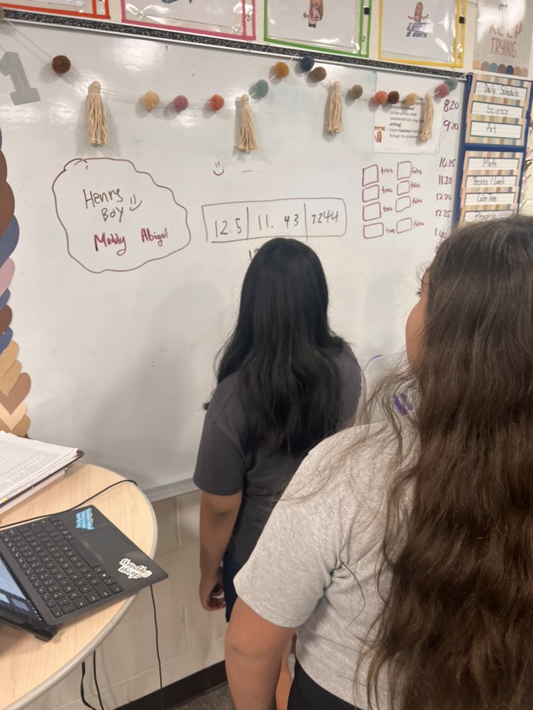 Decimal practice thinking classroom style!