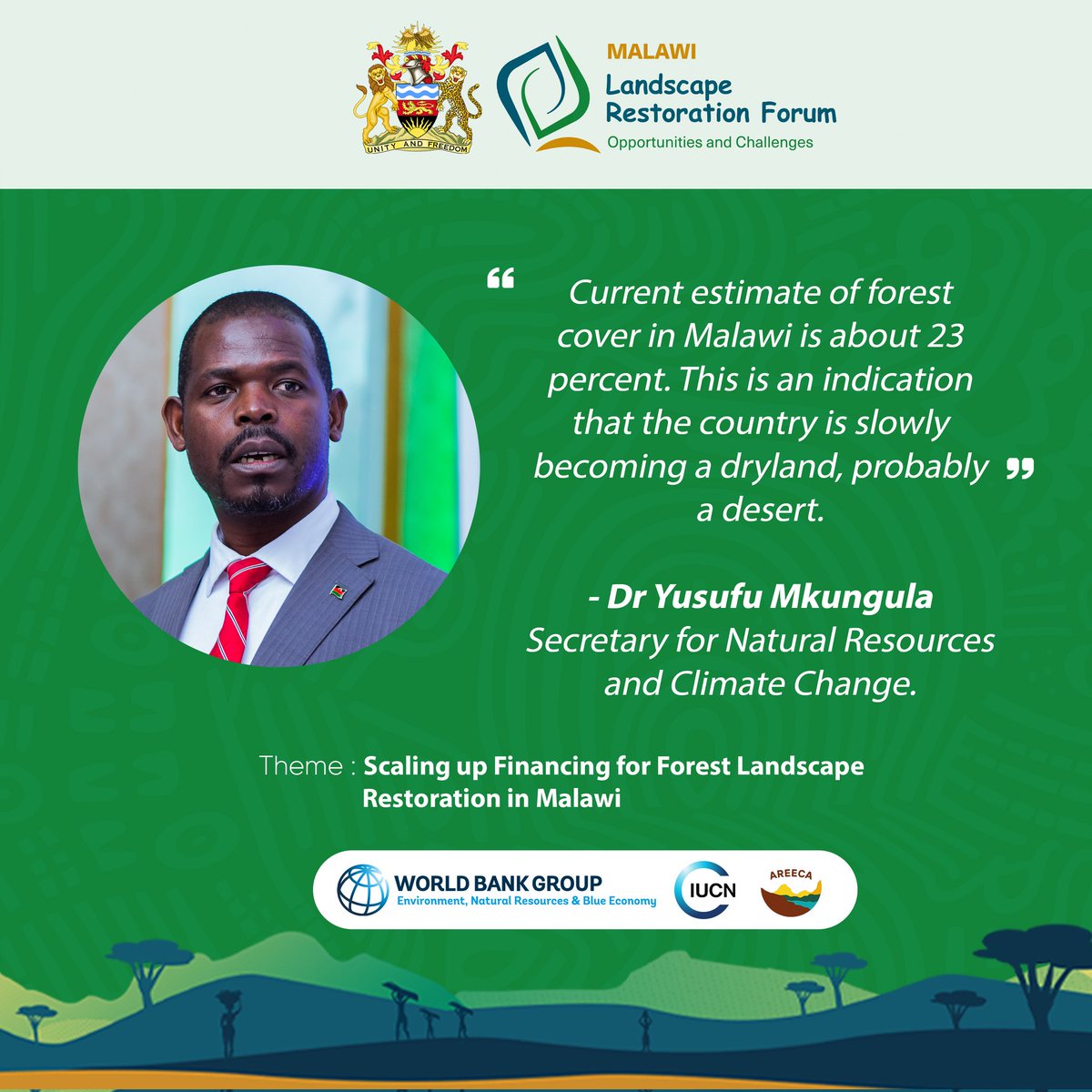 AEJ Malawi (@aej_malawi) on Twitter photo #HappeningNow
Malawi Landscape Restoration Forum
#WorldBank
#AREECA
<a href="/WorldBankAfrica/">World Bank Africa</a>
<a href="/WorldBank/">World Bank</a> #HappeningNow
Malawi Landscape Restoration Forum
#WorldBank
#AREECA
<a href="/WorldBankAfrica/">World Bank Africa</a>
<a href="/WorldBank/">World Bank</a>