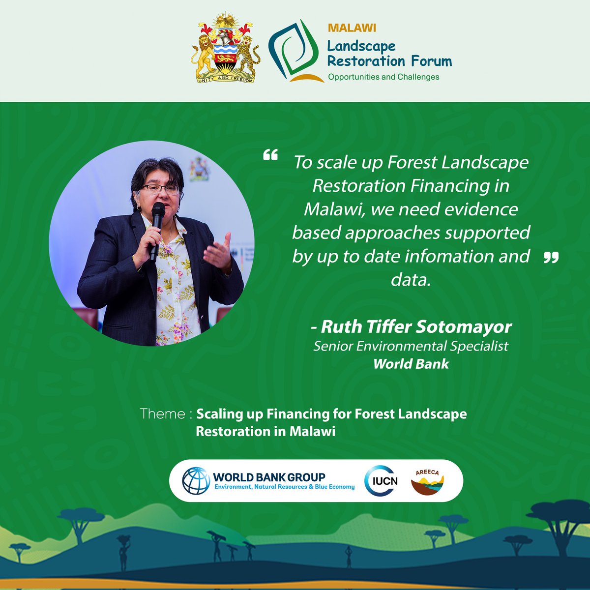 AEJ Malawi (@aej_malawi) on Twitter photo #HappeningNow
Malawi Landscape Restoration Forum
#WorldBank
#AREECA
<a href="/WorldBankAfrica/">World Bank Africa</a>
<a href="/WorldBank/">World Bank</a> #HappeningNow
Malawi Landscape Restoration Forum
#WorldBank
#AREECA
<a href="/WorldBankAfrica/">World Bank Africa</a>
<a href="/WorldBank/">World Bank</a>