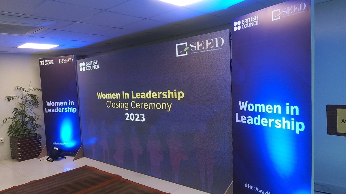 SadafAjmal1's tweet photo. Closing Cermony of Women in Leadership in Line with @BritishCouncil
#herawazhumawaz https://t.co/OGpMnqlT0T