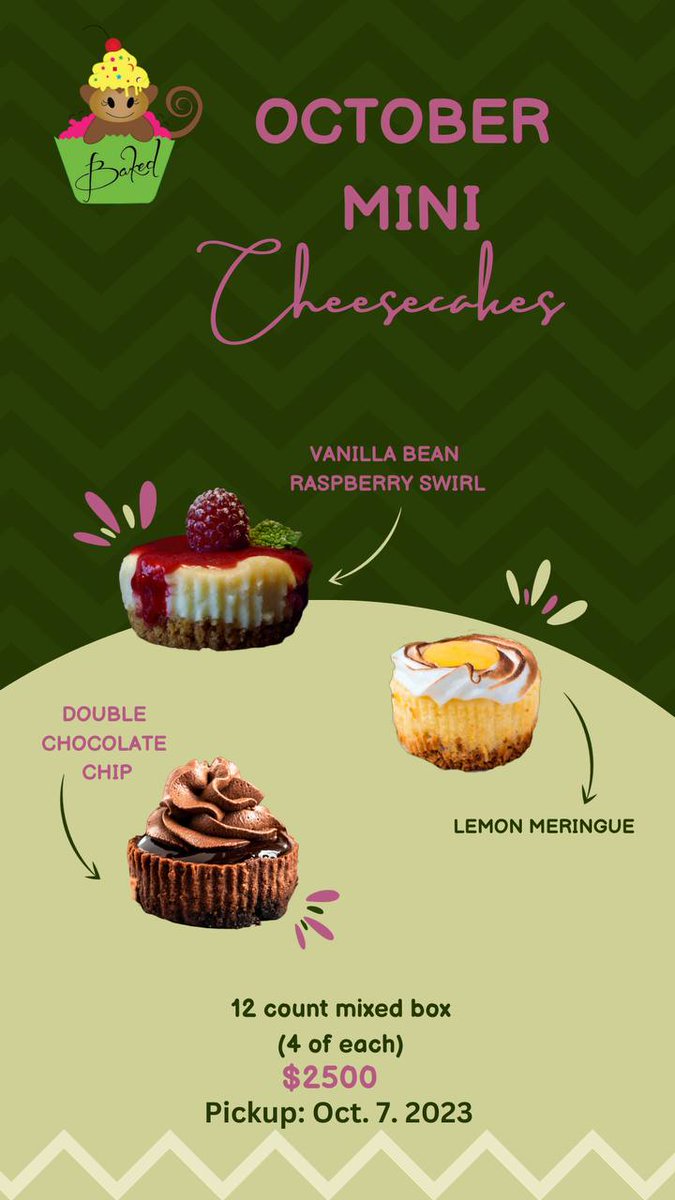 baked876's tweet photo. Mini cheesecake sale this Saturday! 
https://t.co/5Vq6WxuBeL https://t.co/bIoZtr3zIe