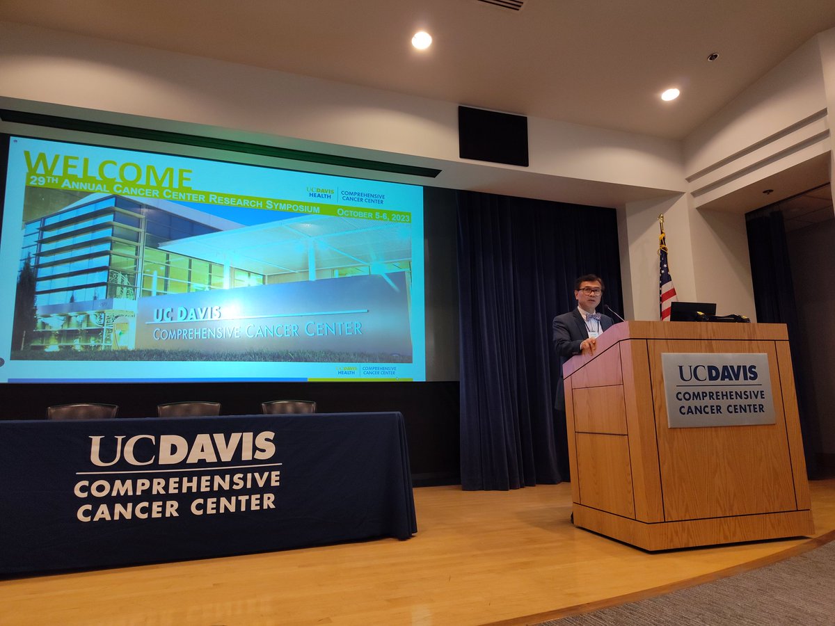 The 29th Annual Cancer Research Symposium @UCD_Cancer is under way! @PrimoLaraMD gives the opening address with keynotes and poster presentations to follow. @UCDavisHealth @UCDavisResearch