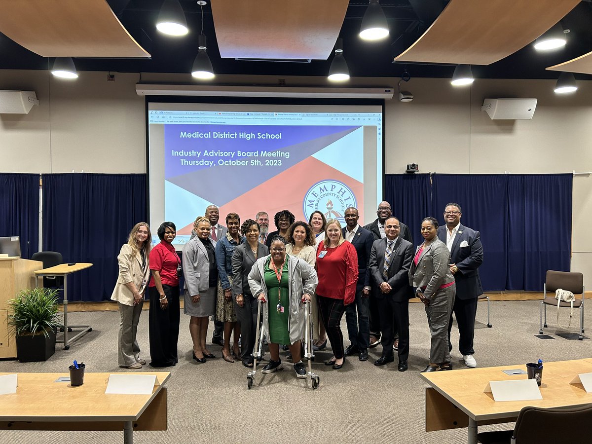 What an amazing morning at our Advisory Board meeting for Medical District HS. Our amazing partners are here and ready to support our students!