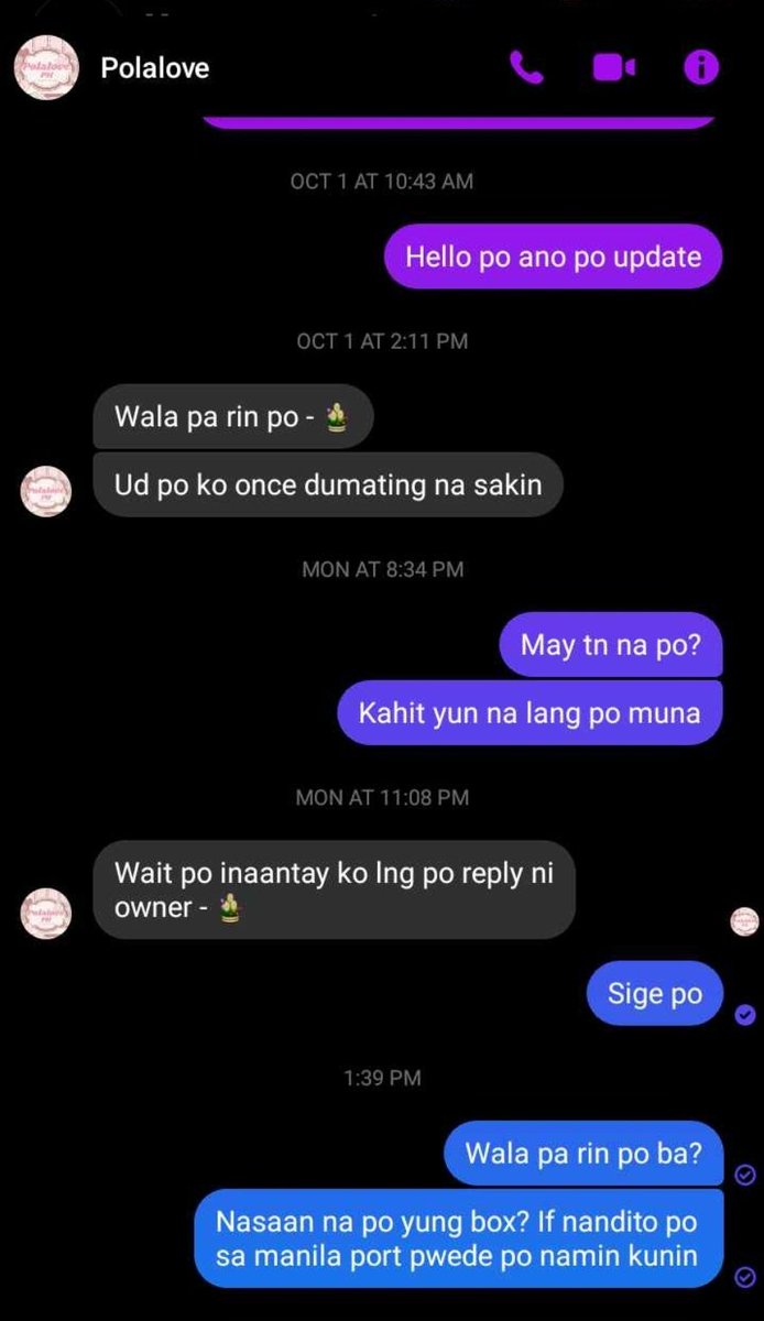 Polalove items update: 

As per her/his admin wala parin daw update yung mismong owner ni polalove, will continue asking for updates.