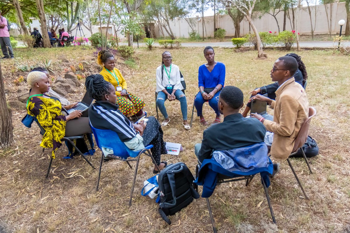 Youth <a href="/lcoy_ke/">LCOY Kenya</a>  engaged in COP process simulations, with diverse groups representing various countries and stakeholders in the negotiation proceedings.

#LCOYKe #Youthclimatepolicy