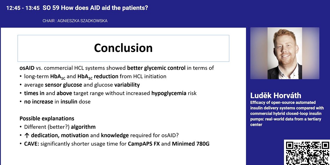 Luděk Horváth compared commercial and open source loop systems. He showed the open source systems gave better results and offered a few explanations. #EASD2023 #dedoc