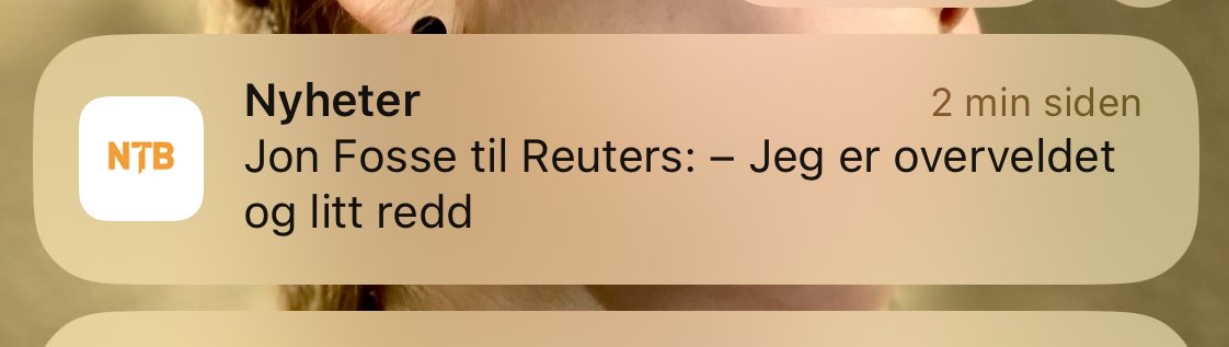 Jon Fosse oppsummerer Jon Fosse.