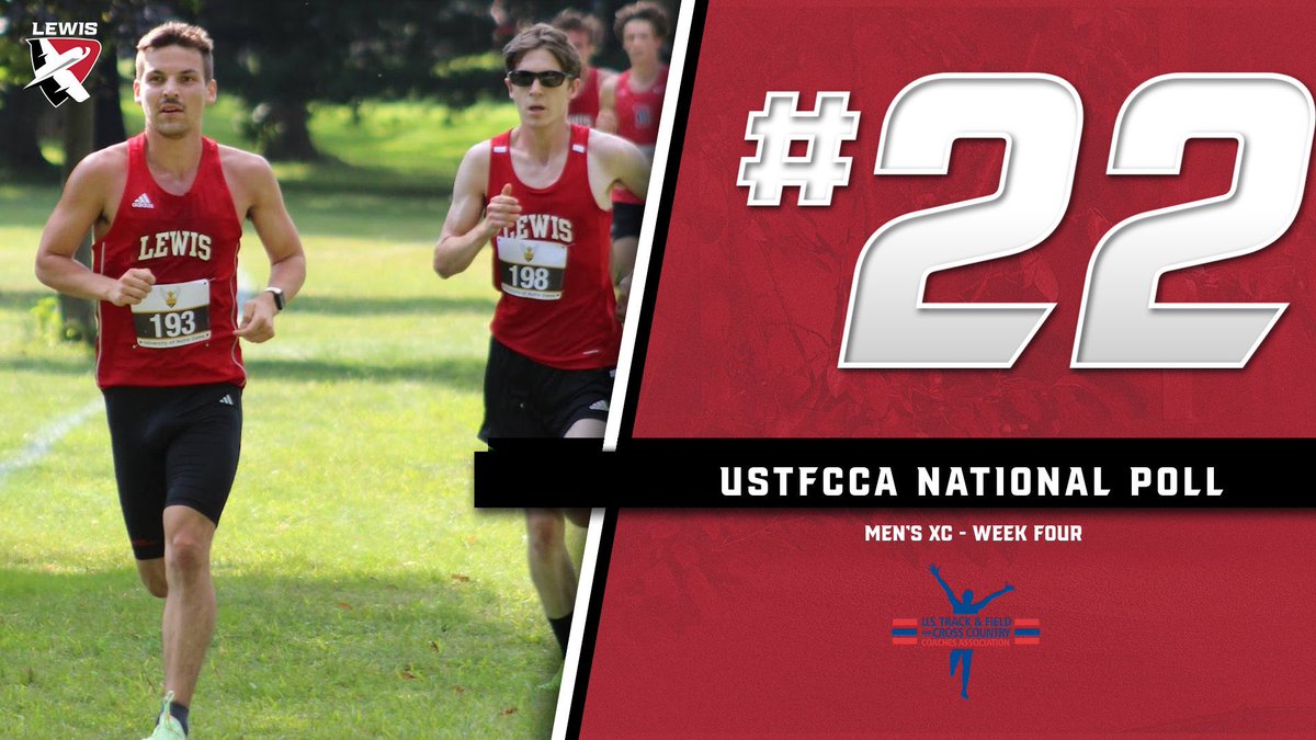 LewisMXC's tweet photo. Flyer men move up 3 spots to #22 in the week 4 @ustfccca National Coaches Poll! The men of Lewis hit the course Saturday at home for the #lewiscrossover with races starting at 9:45 AM CST.
See you in beautiful Romeoville βοΈβοΈβοΈ
#goflyers #flighton #flyasone #lewisuniversity https://t.co/tWMu21m0pQ