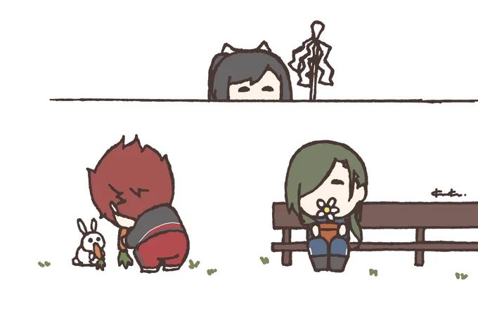太郎太刀/大包平/にっかり青江等身絵でリクエスト描かせていただきましたありがとうございます 