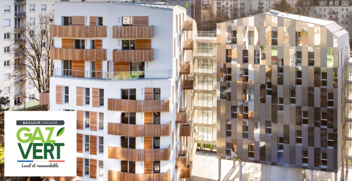 À l’occasion du #CongrèsHlm <a href="/UnionHlm/">UnionHlm</a>, @assoCLER <a href="/WWFFrance/">WWF France 🐼</a> @Eco_Circulaire &amp; #GRDF lancent l’Appel à Projets « #Logement Social engagé #GazVert ».
Le #biométhane est incontournable dans l’atteinte, par le parc social, de la neutralité carbone.
➡️ cutt.ly/0wnQ1N2I #Energie