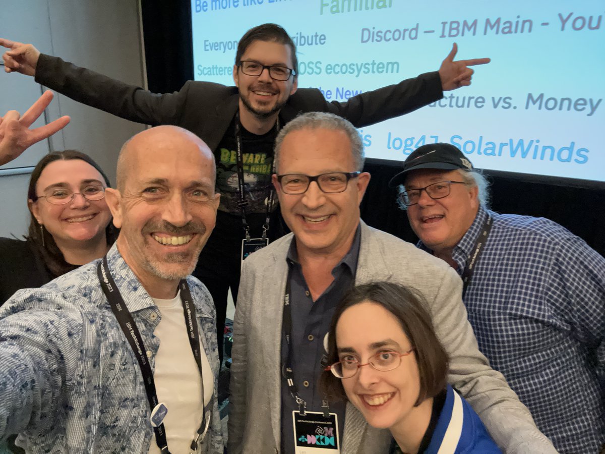 <a href="/pleia2/">Elizabeth K. Joseph</a> <a href="/OpenMFProject/">OpenMainframeProject</a> Cracking write up blogpost Lyz !  It was go great to see you at <a href="/OpenMFProject/">OpenMainframeProject</a> summit and hear all the great things you and others are up to in so many different areas.  Thank you to you and <a href="/sjkriesch/">Sarah Julia Kriesch</a> for being part of the "Mainframe OpenSource" panel !!