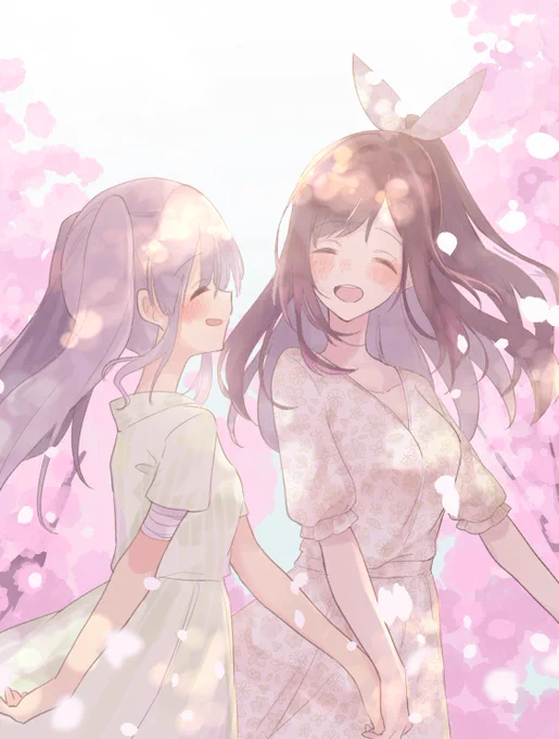 この人こういう2人の手を引いた歩み好きすぎてうける～って思った 人のヘキを笑うな 