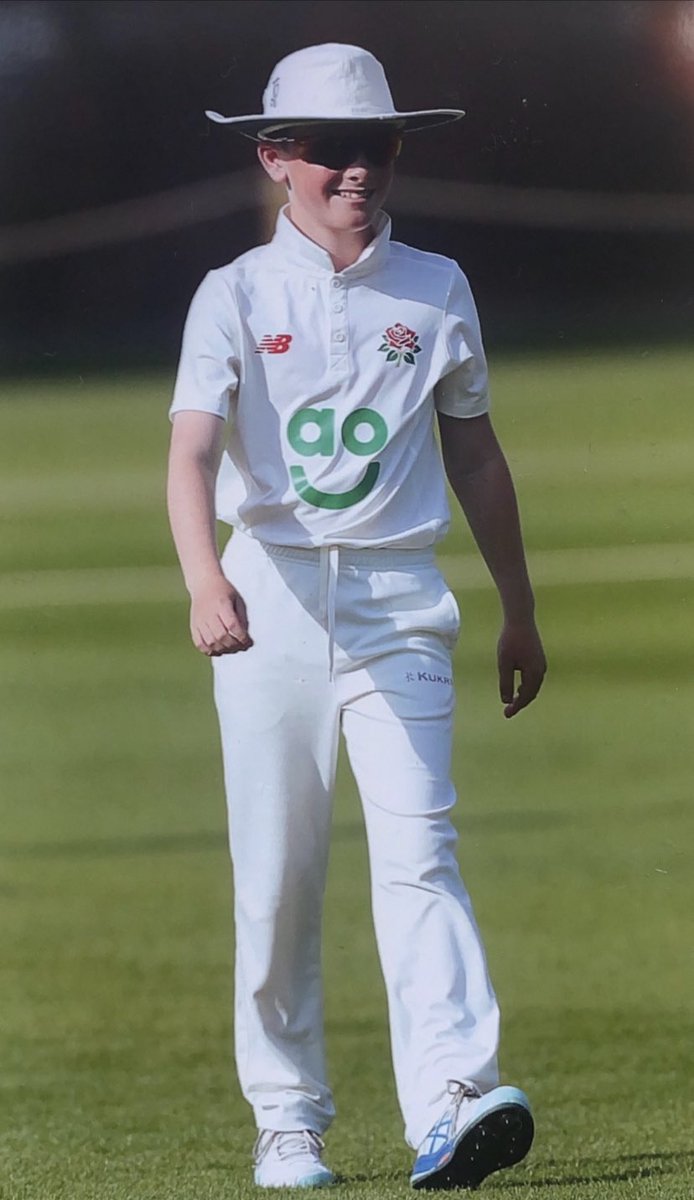 Well done buddy on your selection, another year @lancscricket u14’s for 2024, keep working and pushing hard with that smile and work ethic… @Rossall_Cricket @graynics @RossallSchool @RossallSport @EmiratesOT @englandcricket @ASICSeurope … proud family 🏏🏏💙💙🌹🌹