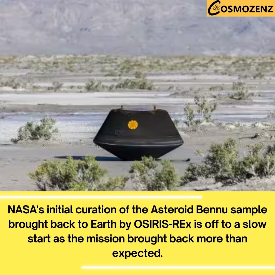 cosmozenz's tweet photo. NASA’s OSIRIS-REx mission brought a lot more asteroid sample than expected
#nasa #asteroids #sample #asteroidsample #viral #update #watch #dailytechnews #newsforyou #latestupdate #scienceandtechnology #explore #instadailynews #cosmozenz #Earth #news #tech #explore #news https://t.co/4gXJeWFx7d