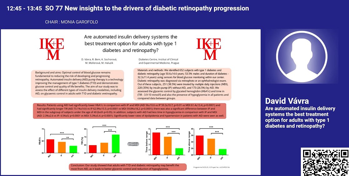 David Vavra shows AID (looping) provides superior results to multiple daily injection and insulin pump without looping. I expect a big part of this is the superior overnight performance achievable with a loop. #EASD2023 #dedoc