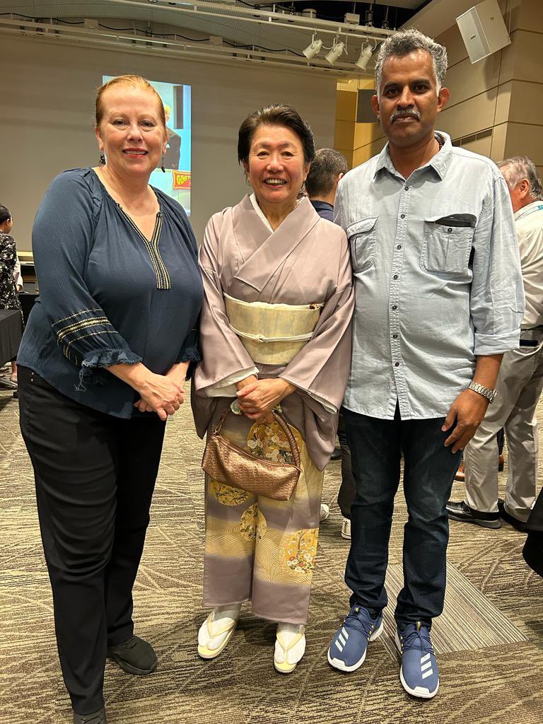 manoj_naandi's tweet photo. Every year, the best @arakucoffeein is auctioned as micro lots #GemsOfAraku brand.
In the just concluded SCAJ2023, Tokyo, Ms. Yuko Itoi showcased her lot of ARAKU Coffee.
Indian 🇮🇳 bearers were Anupama Koneru & Vinod Hegde @naandi_india with Coffee legend Sherii Johns.+ https://t.co/ca1d69UTov