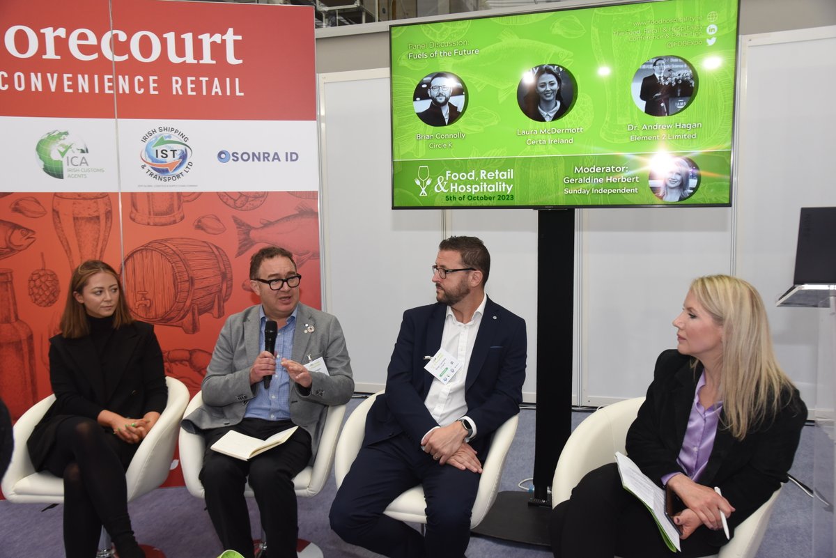 👏 A huge thank you to our insightful panellists, Brian Connolly, Laura Mcdermott, and Dr Andrew Hagan, for sharing their expertise on "Fuels of the Future."

Your contributions have been invaluable in shaping our discussion.

Register at foodhospitality.ie/register/

#FoodDrinkExpo
