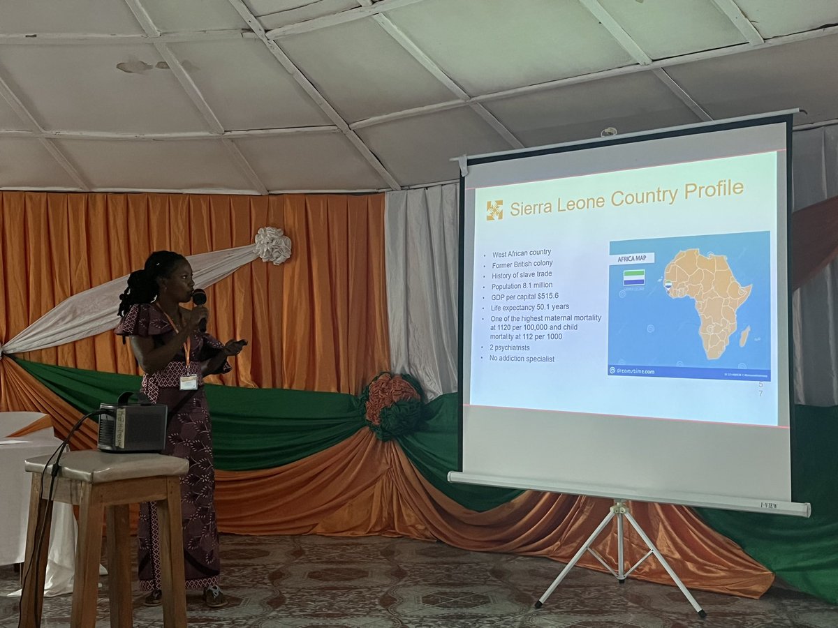 pihsierraleone's tweet photo. Addressing substance abuse in rural Sierra Leone through Community Health Workers. Learning from the community approach to engage patients to implement substance reduction interventions. 

#FuelingMotivation #ElevatingResearch #RQISymposium https://t.co/H2cOzBXXNy