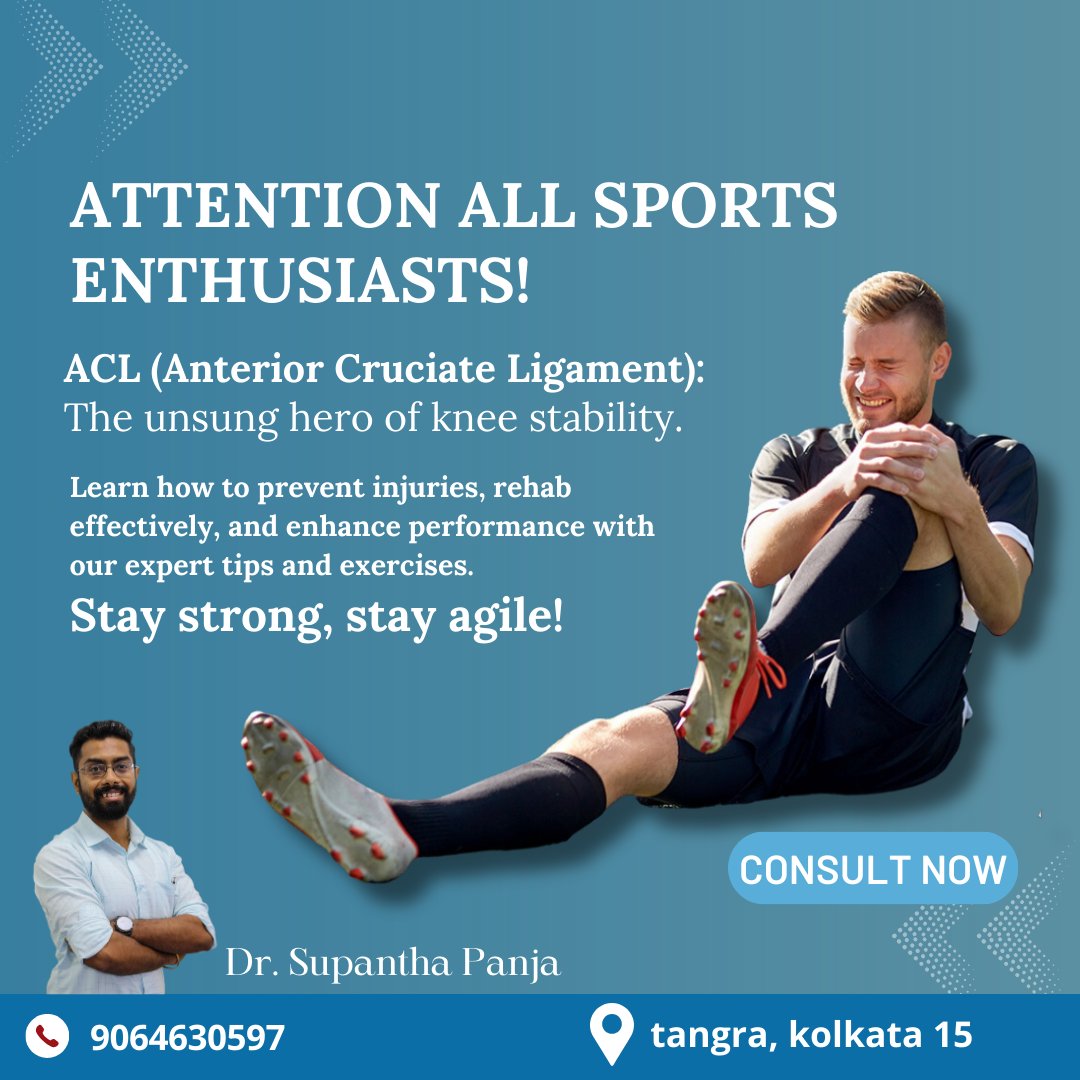DrSupanthaPanja's tweet photo. 🚨 Attention all sports enthusiasts! 🏆 Join Dr. Supantha Panja in the pursuit of injury-free athleticism.
.
📱 : 9064630597
.
Instagram: https://t.co/BxxjKcEEav
.
#SportsInjuryPrevention #DrSupanthaPanja #PeakPerformance #ACLStrong  #HealthyLiving #WellnessJourney #MindBodySoul https://t.co/gVKzw1Axvv