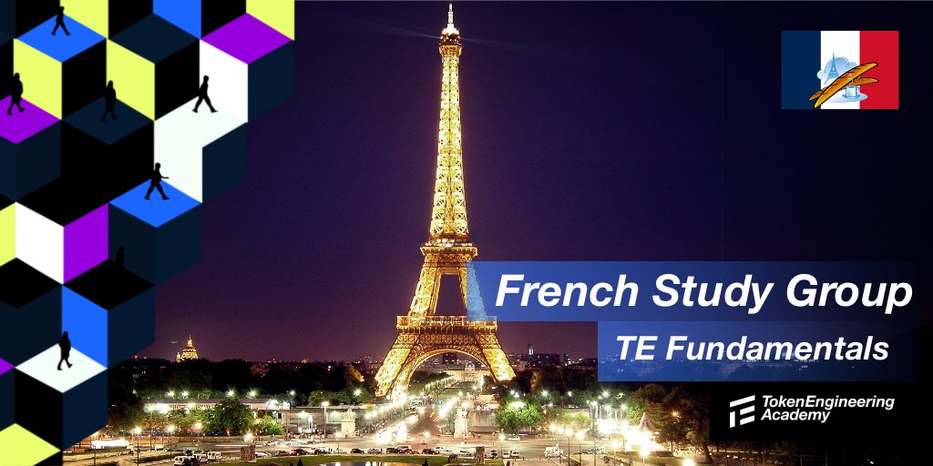 J'ai le plaisir et l'honneur de vous annoncer la réouverture du french study group avec @tokengineering 🎉🥳

On se réunira chaque semaine pour étudier en français le token engineering, une discipline peu connue mais pourtant passionnante.🤩
#TokenEngineering