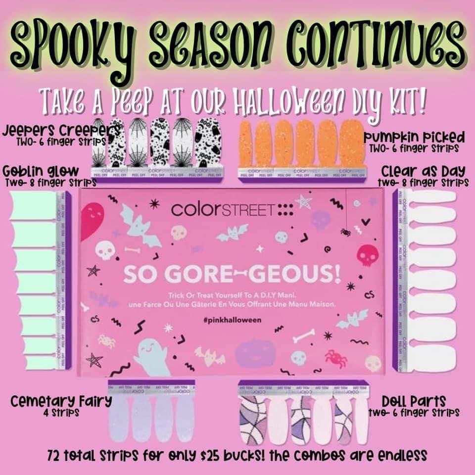 GennaQuinlan's tweet photo. Our very own DIY 🅚︎🅘︎🅣︎!!!&amp;a Halloween Throwback collection!! 𝗦𝗼 𝗚𝗼𝗿𝗲-𝗴𝗲𝗼𝘂𝘀•This kit is a mix of accents that you can throw together with our current sets to create THE most perfect Halloween look! 𝗙𝗹𝗮𝘀𝗵𝗯𝗮𝗰𝗸 𝗙𝗿𝗶𝗴𝗵𝘁𝘀•Throwbacks of your FAVE sets! https://t.co/Iumcv02yK8
