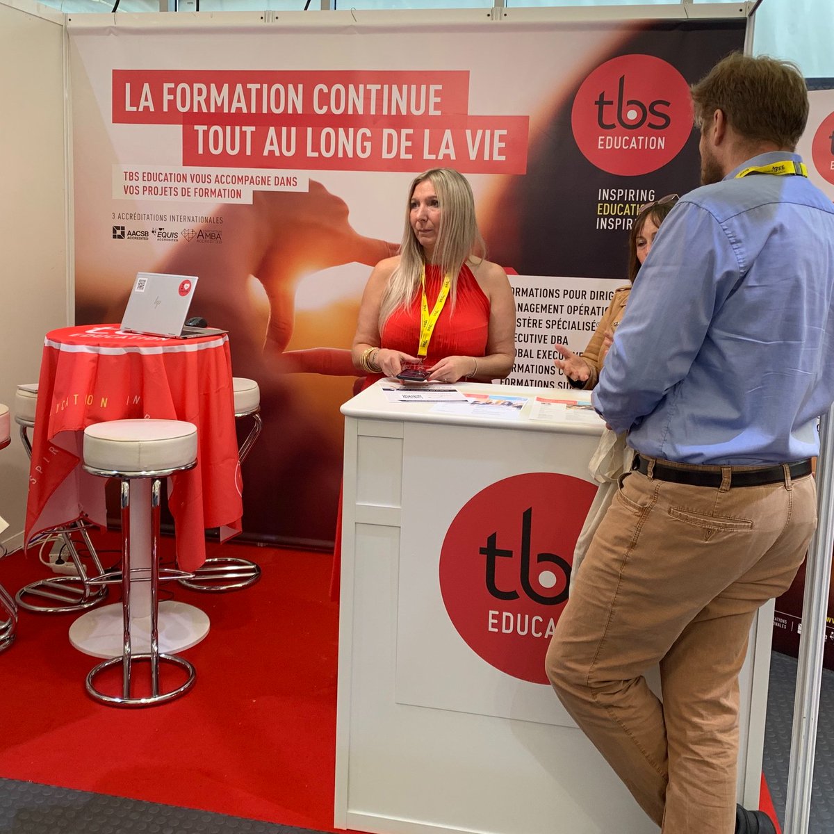 TBS Education (@tbs_education) on Twitter photo Retrouvez nos équipes de la formation continue jusqu'à 18h au salon <a href="/serviciz/">Salon Serviciz</a> de Toulouse ! ✨
L'occasion parfaite pour venir nous parler de vos projets de réorientation et de voter pour nous au concours du meilleur stand. 😉 Retrouvez nos équipes de la formation continue jusqu'à 18h au salon <a href="/serviciz/">Salon Serviciz</a> de Toulouse ! ✨
L'occasion parfaite pour venir nous parler de vos projets de réorientation et de voter pour nous au concours du meilleur stand. 😉