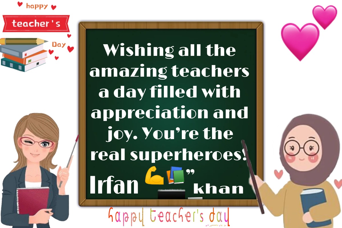 “Education is the key to a brighter future, and teachers hold that key. 🗝️ Thank you! 
#HappyTeachersDay 😊
@S_Zahra21 @butter_fly313 @S_786H