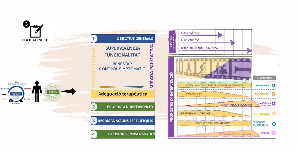 La identificació és el primer pas per iniciar el model d’atenció específic de les persones amb cronicitat complexa. Posteriorment,  cal establir un diagnòstic situacional mitjançant la valoració multidimensional  
i dissenyar un pla d’atenció específic.