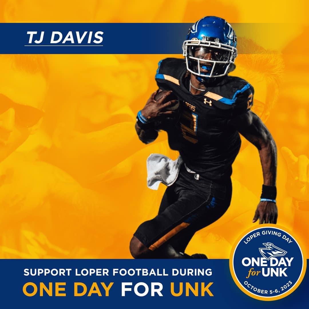 #OneDayForUNK 2023 has arrived!

The next 24hrs is the time to BE BLUE, BE GOLD and BE BOLD for @unkearney

Make your gift in support of UNK Football here: givingday.unk.edu/campaigns/foot…