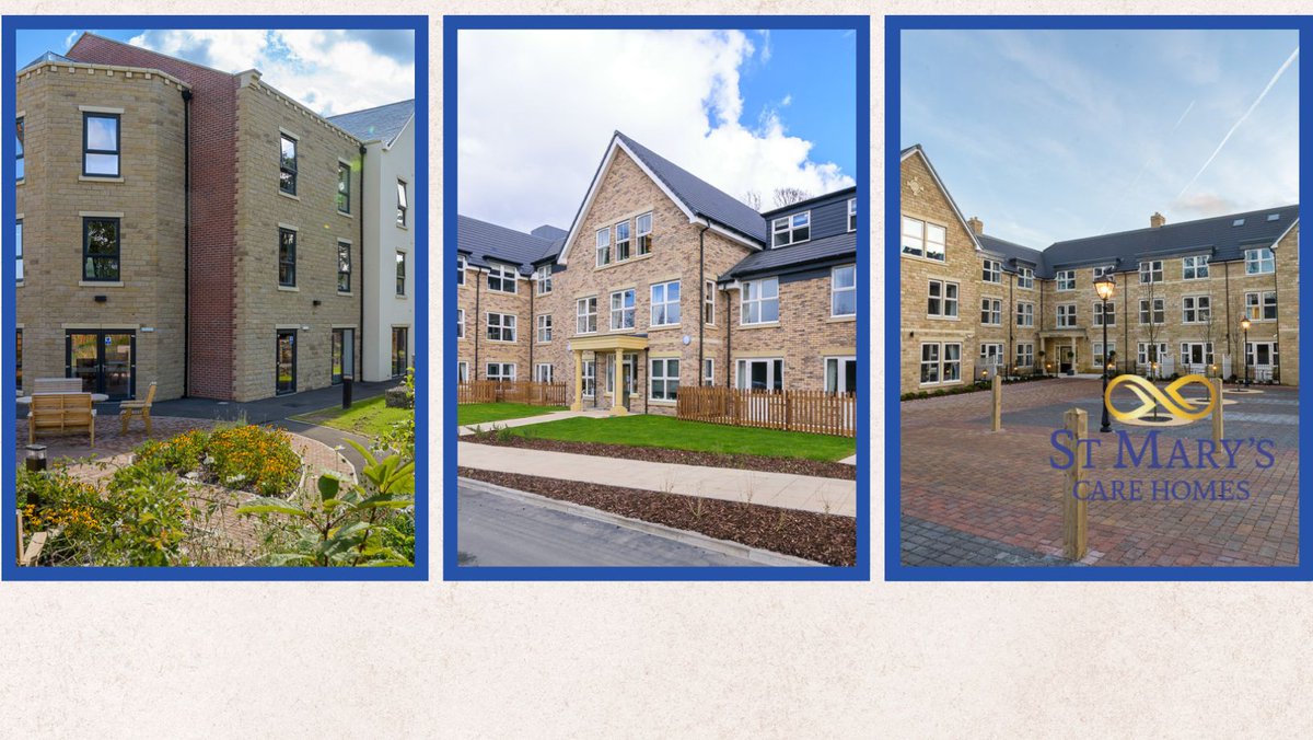 Here are just three of St Mary's care homes (R-L) Shipley Manor in #Shipley, St Mary's Riverside in #Hessle and Hutton Manor in #Pudsey - If you are looking for care in these areas, add them to your list.
#carehomes #carenews