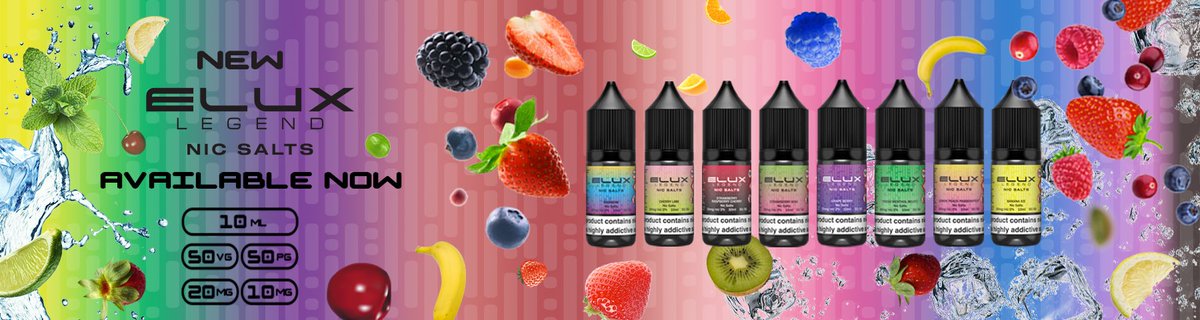 ELUX Legend Salts &amp; ELFLIQ Nicotine Salts | Two industry giants release all new flavours!!
----
Wholesale Enquiries
bkstradeline.com
01206 868999
----