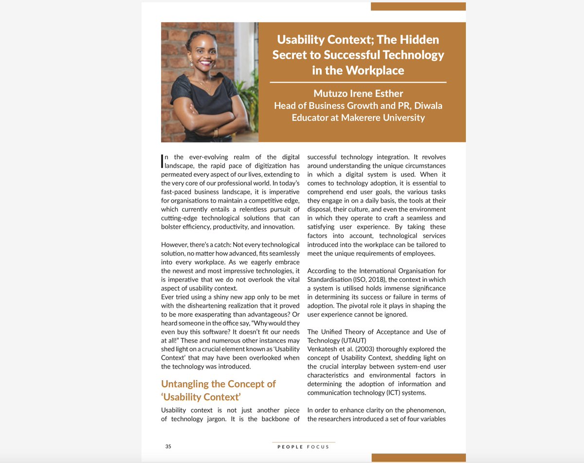 When building any #technology, it is critical to think about the end-users of the service. Who are they, what are their needs and culture? 🧐 

Read more on this in <a href="/hrmauofficial/">HRMAU</a> latest newsletter (page 35) lnkd.in/dD-4uWxX 

#usability