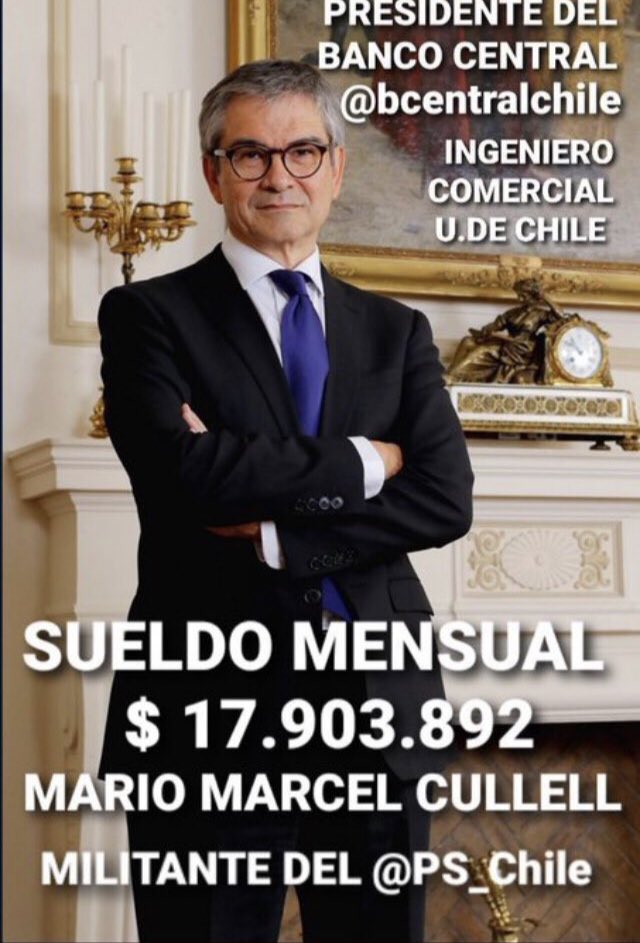 JacksonSinca's tweet photo. #SextoRetiro
#MuchoGustoMega
#ContgoCHV
#tudia13
Con el hambre, cesantía, y deudas de millones de chilen@s, así el genio de Marcel, @mariomarcelc está “controlando” la inflación , mientras “sus amigos empresarios “ usan nuestros fondos de AFP para enriquecerse con dólar alto https://t.co/WlEY9fhyiM
