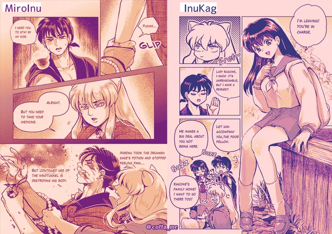 Hay Guys. The translated version of the e-book is now available for sale. Gumroad is a little expensive due to commissions, so BOOTH is recommended. Please contact me if you find any glitches or anything! #Inukag #inuyasha https://furarako.booth.pm/items/5147313 https://furarako.booth.pm/items/5147353