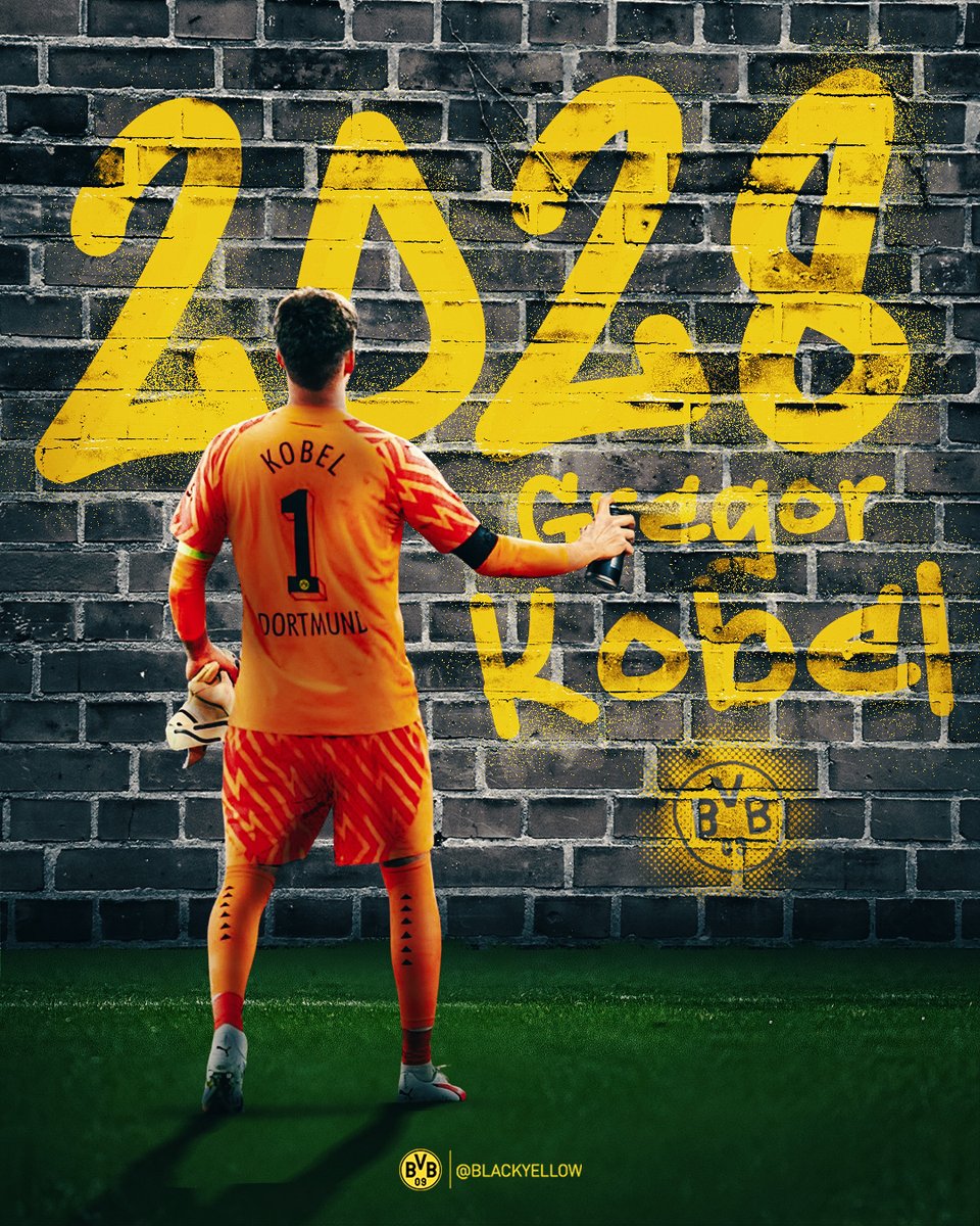 He's a Keeper 🖤💛

Gregor Kobel has extended his contract through the 2028 season ✍️