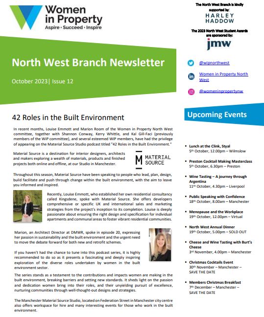 📰Edition 12 of our @wipnorthwest Newsletter is here! Read about the last few months activities & see what your friends & colleagues have been up to as well☕ Contact Stephanie Cox if you would like to feature in a future newsletter #wipmembernews✨ tinyurl.com/27wp6vb4