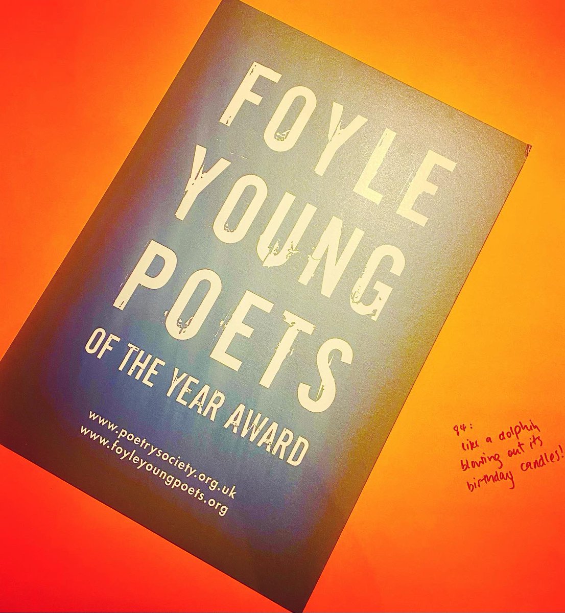 @PoetrySociety #FoyleYoungPoets taking over the Globe! @The_Globe