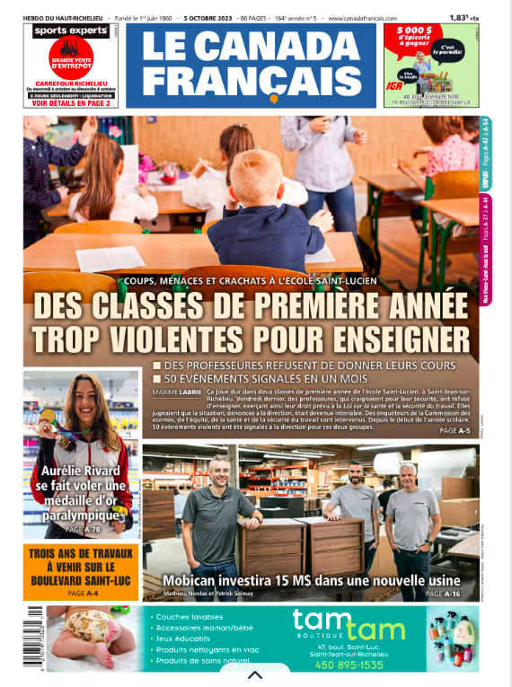 Canada_Francais's tweet photo. À la Une ce matin ⬇️Disponible en kiosque ou par abonnement. Pour s'abonner, c'est par ici : https://t.co/9DtyQMoPUA https://t.co/atiiIzIkkc