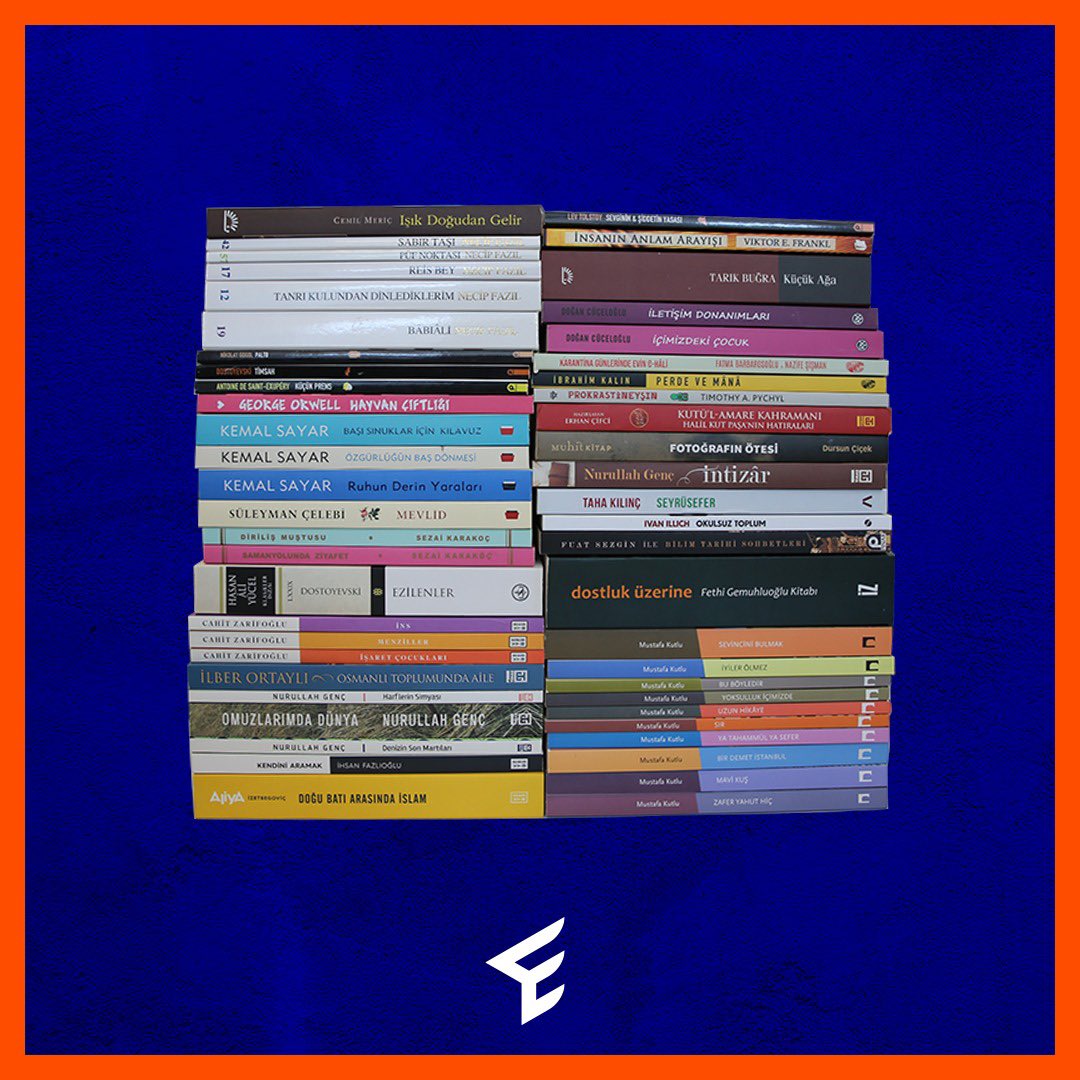 #KitapÇekilişi 📚

Bu paylaşımı RT yapıp hesabımızı takibe alanlar arasından 1 kişiye tarih, kültür ve edebiyat eserlerinden oluşan 50 kitaplık seti hediye ediyoruz. 🎁

🗓️ Sonuçlar 12 Ekim Perşembe günü saat 21:00'de açıklanacaktır.