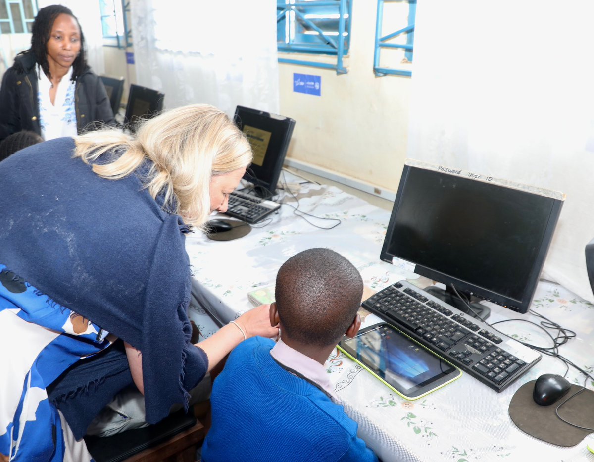 UNICEFKenya's tweet photo. @Gigaglobal @EduMinKenya @tanuijohn @ITU @EUinKenya @JuttaUrpilainen @ShaheenSnilofer @GermanyinKenya @KfW @FranceinKenya @EU_Commission @UnKenya @charlesdotine @MoICTKenya .@UNICEFKenya thanks @EUinKenya for the generous support and partnership of the last-mile connectivity for schools project.

This partnership will help bridge the digital divide by promoting an inclusive and digital learning environment for #children &amp; young people in #Kenya. https://t.co/mUadNkbwfM