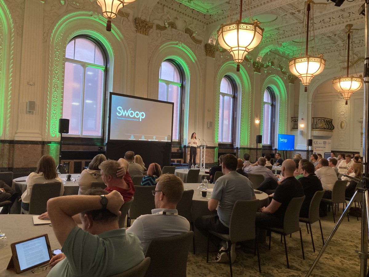 TeamGravita's tweet photo. Andrea Reynolds, CEO and Founder of @SwoopFunding, opening this morning’s @DFKUKI annual conference. Hugely insightful for the Gravita team attending.
#dfk #internationalassociation #supportingglobalclients #DFKUKIBirmingham2023 #ComeTogether #TheDFKDifference https://t.co/QiXPWL24mk